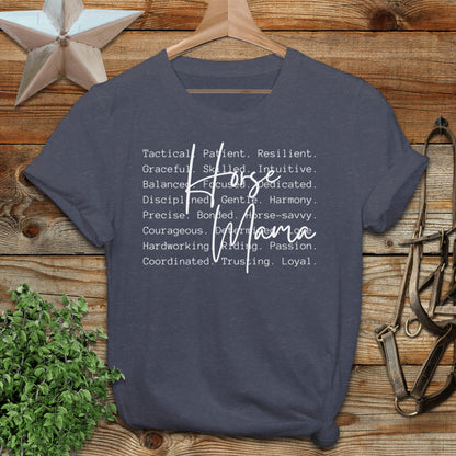Horse Mama Words T-Shirt