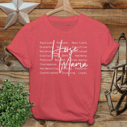 Horse Mama Words T-Shirt