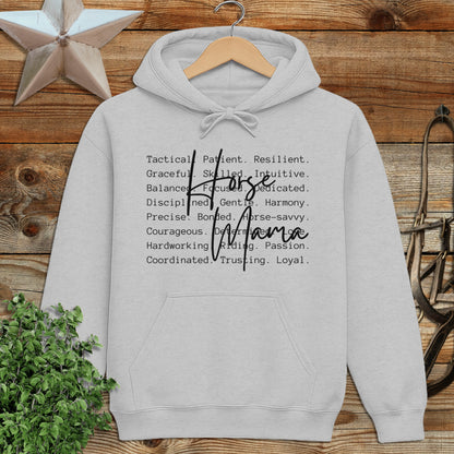 Horse Mana Words Hoodie