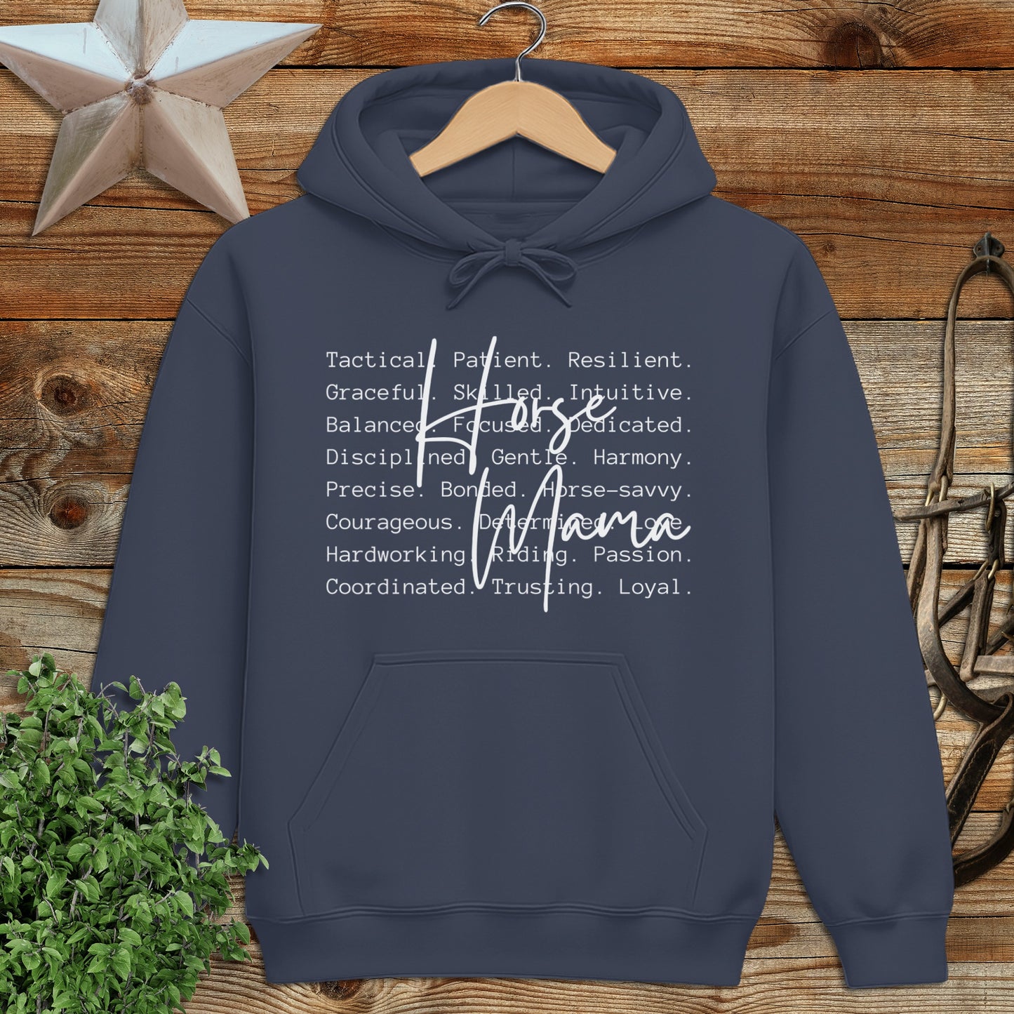 Horse Mana Words Hoodie