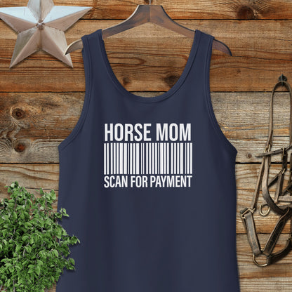 Horse Mom Scan for Payment Tank Top