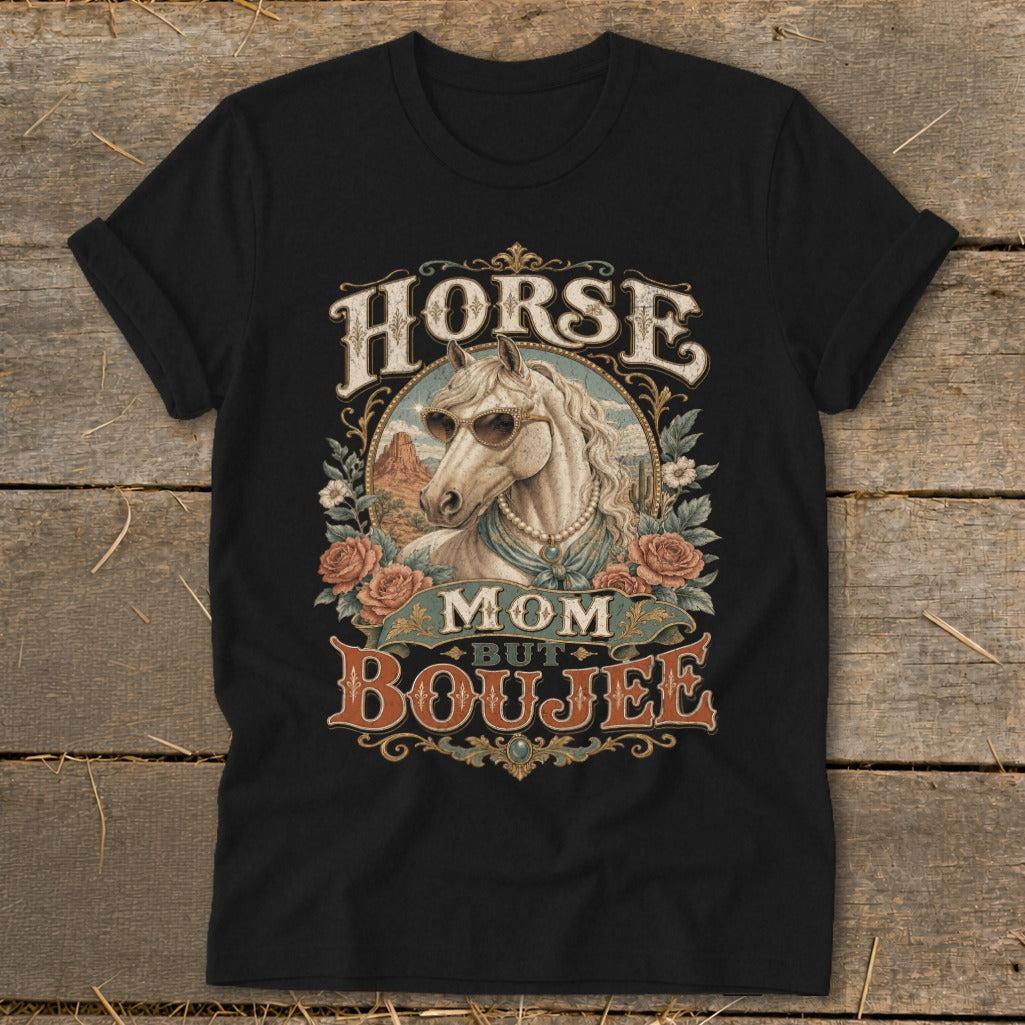 Horse Mom but Boujee Softstyle Tee