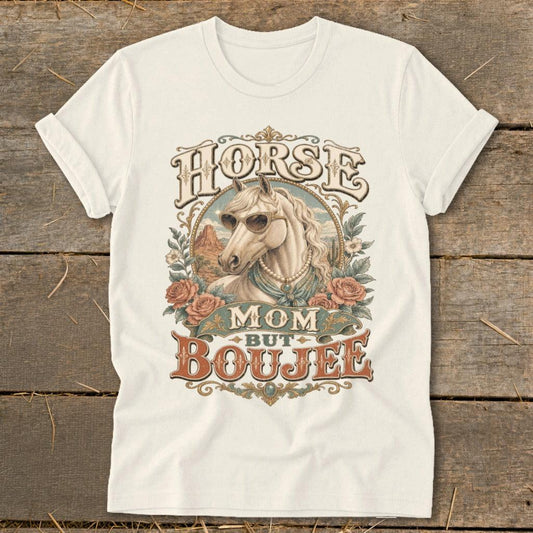 Horse Mom but Boujee Softstyle Tee
