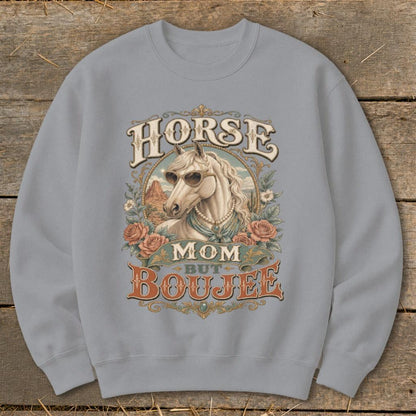 Horse Mom but Boujee Sweatshirt