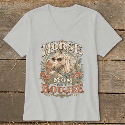 Horse Mom but Boujee V-neck
