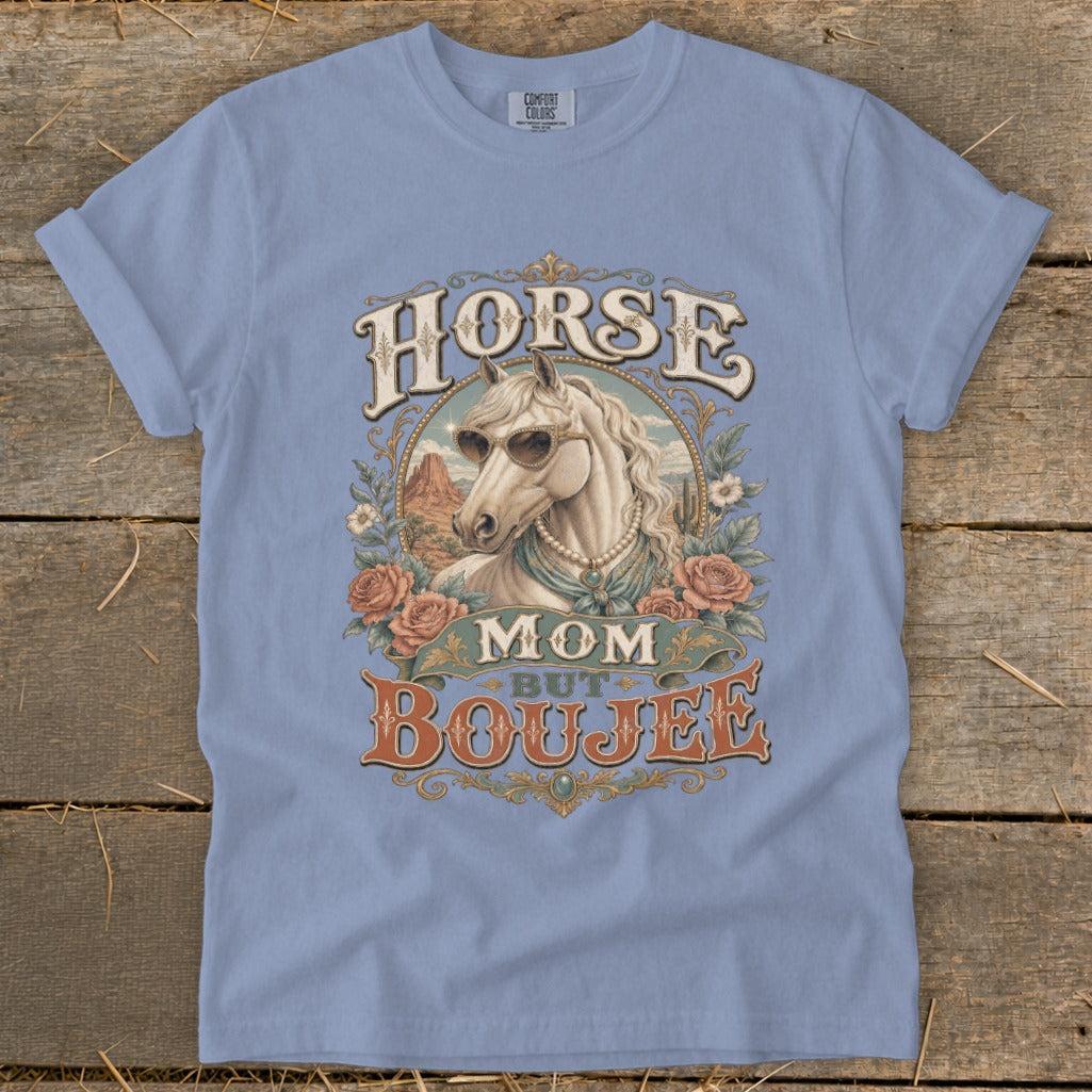 Horse Mom but Boujee Heavyweight Tee