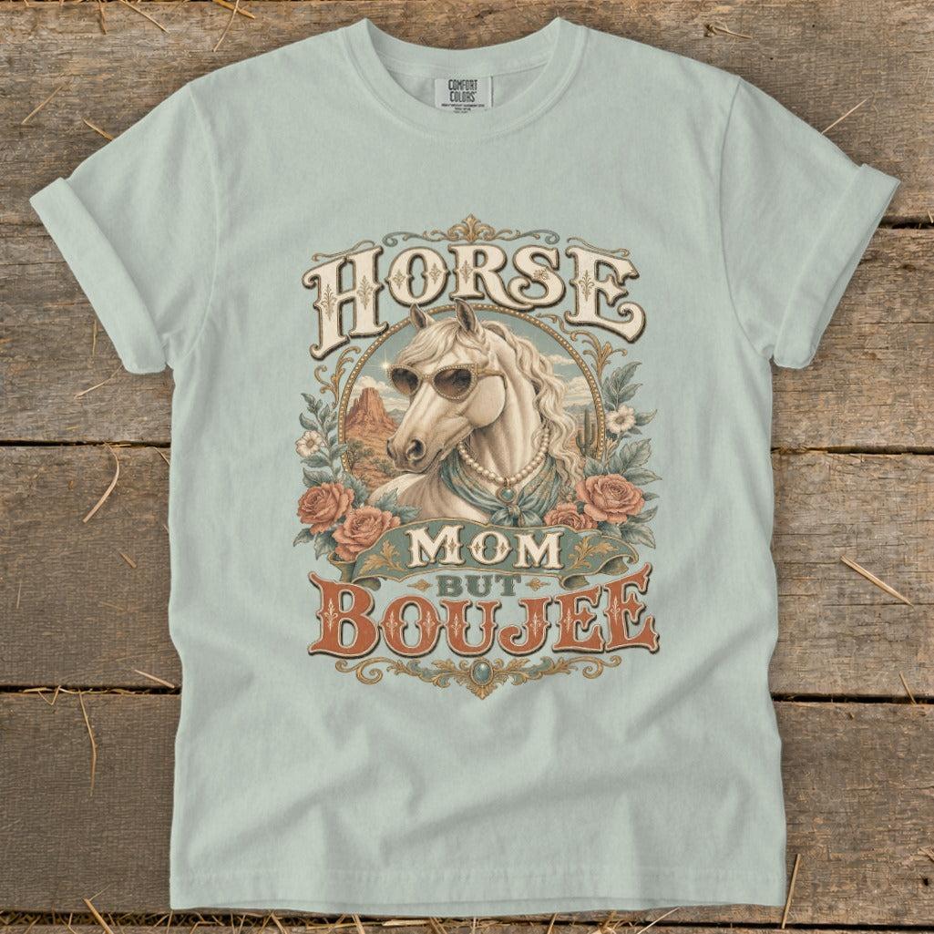 Horse Mom but Boujee Heavyweight Tee