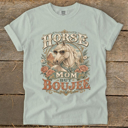 Horse Mom but Boujee Heavyweight Tee