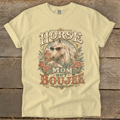 Horse Mom but Boujee Heavyweight Tee