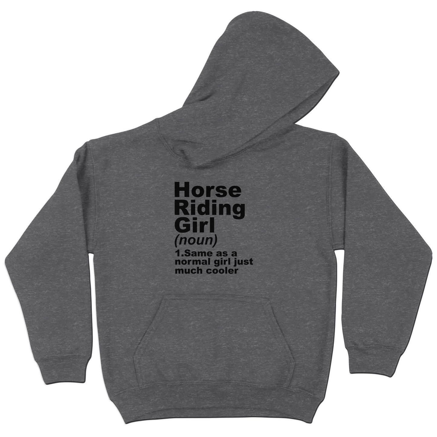 Horse Riding Girl Definition Hoodie (Youth)