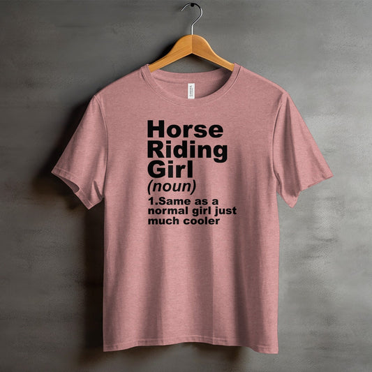 Horse Riding Girl Definition T-shirt (Youth)