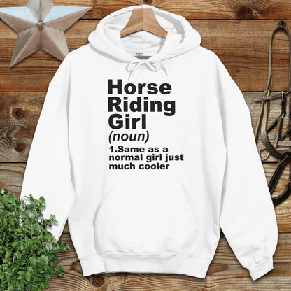 Horse Riding Girl Hoodie
