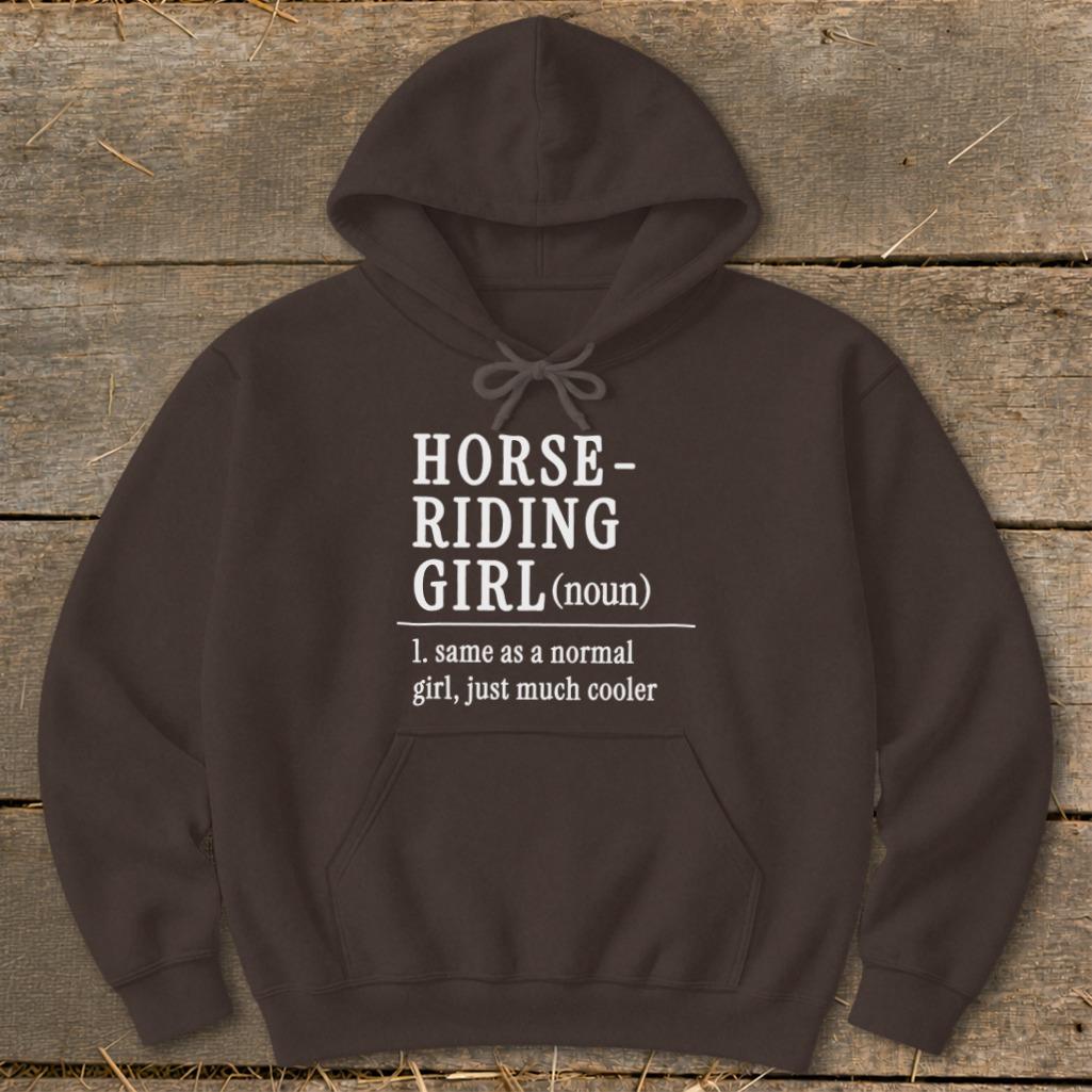 Horse Riding Girl Hoodie