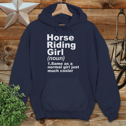 Horse Riding Girl Hoodie