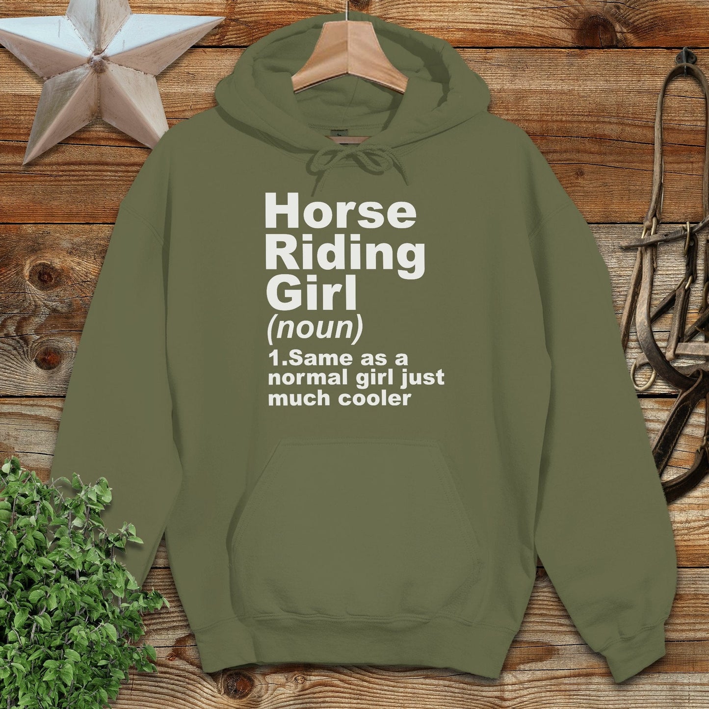 Horse Riding Girl Hoodie