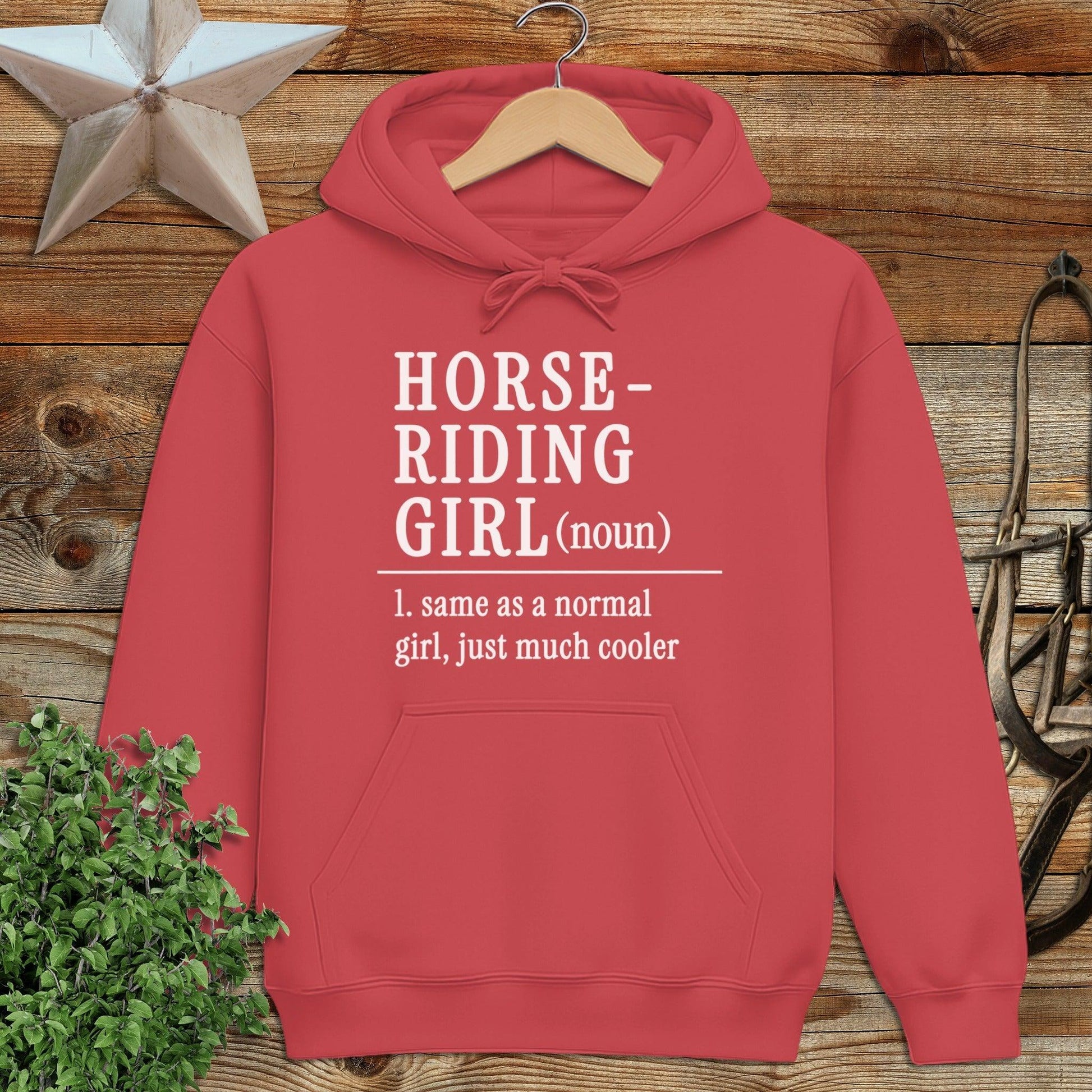 Horse Riding Girl Hoodie