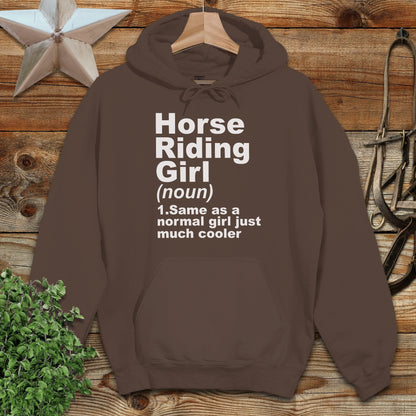 Horse Riding Girl Hoodie