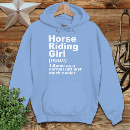 Horse Riding Girl Hoodie