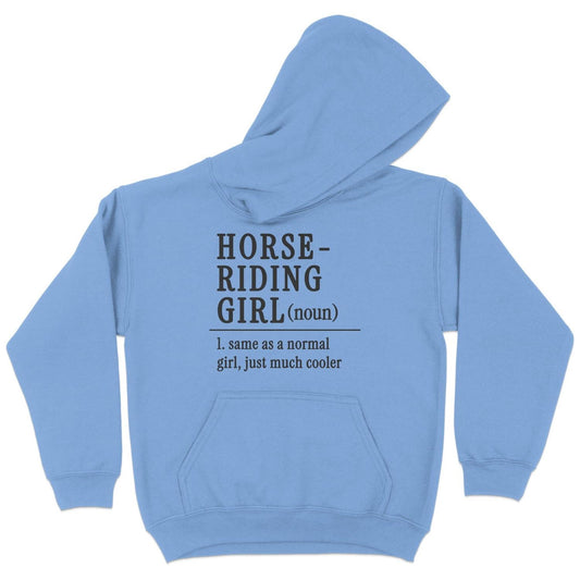 Horse Riding Girl Hoodie (Youth)