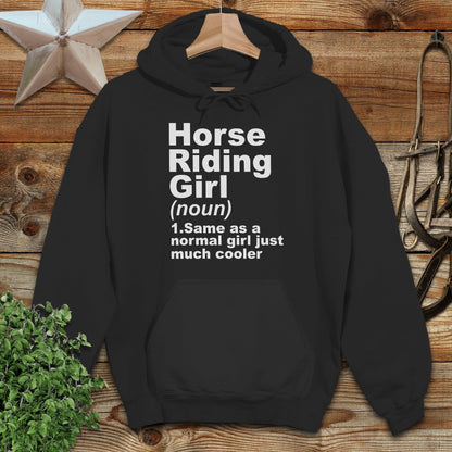 Horse Riding Girl Hoodie