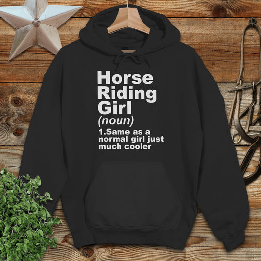 Horse Riding Girl Hoodie