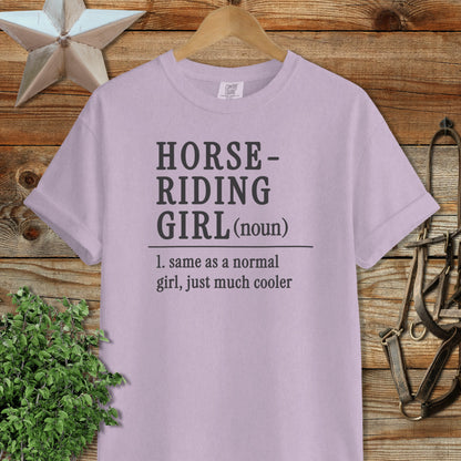 Horse Riding Girl Signature Tee