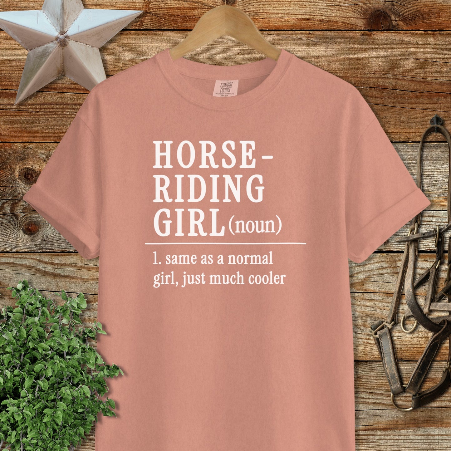 Horse Riding Girl Signature Tee