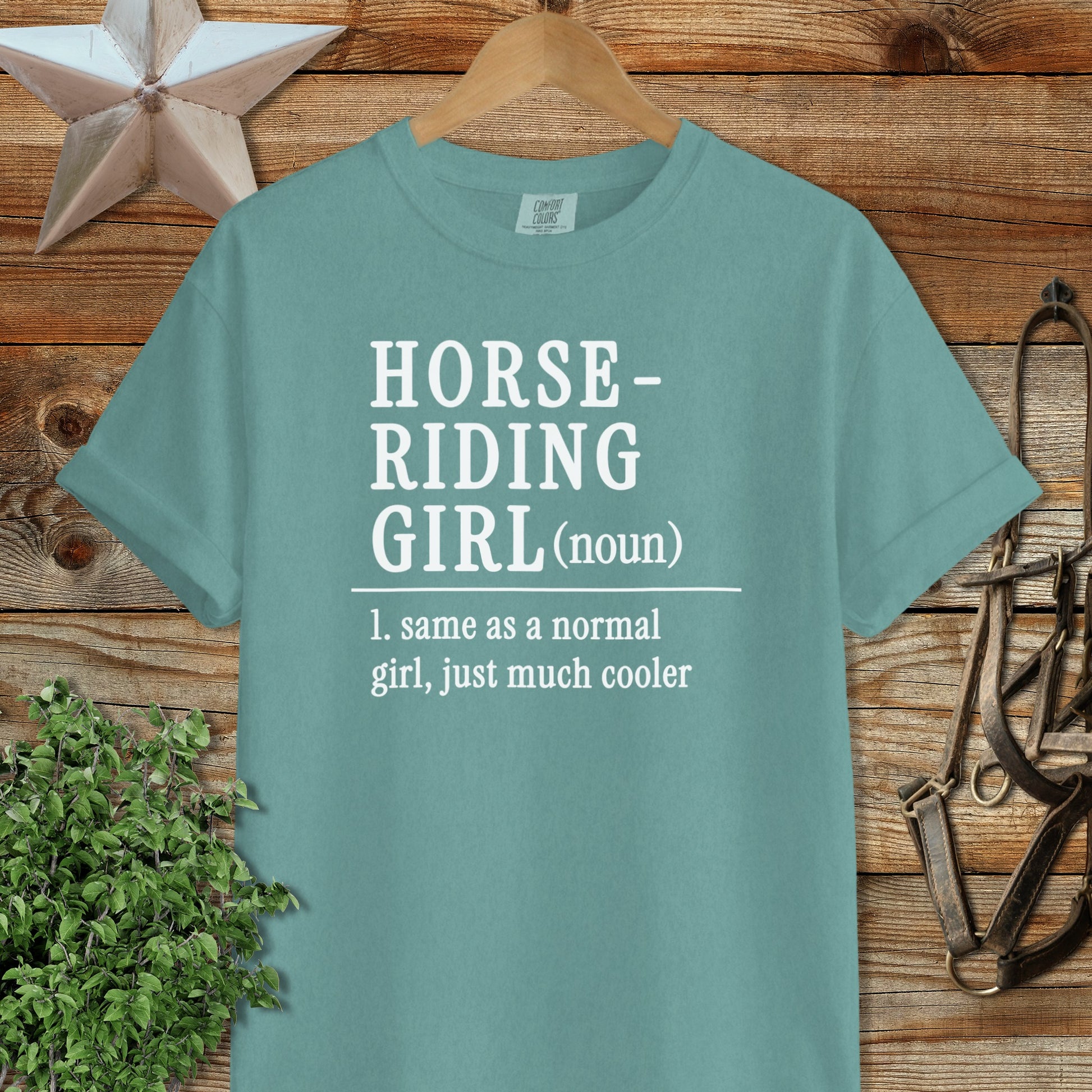 Horse Riding Girl Signature Tee