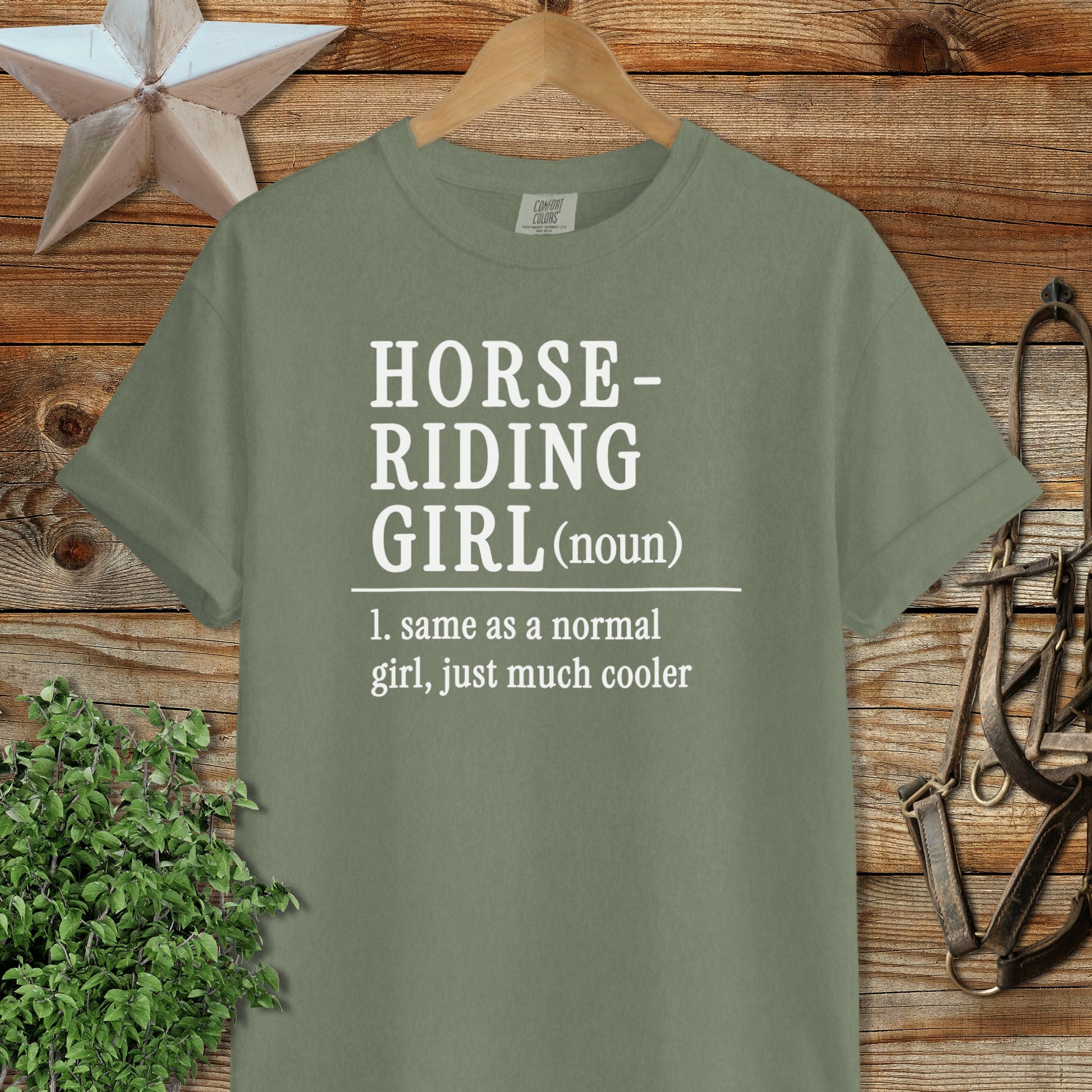 Horse Riding Girl Signature Tee