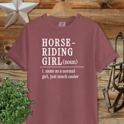 Horse Riding Girl Signature Tee