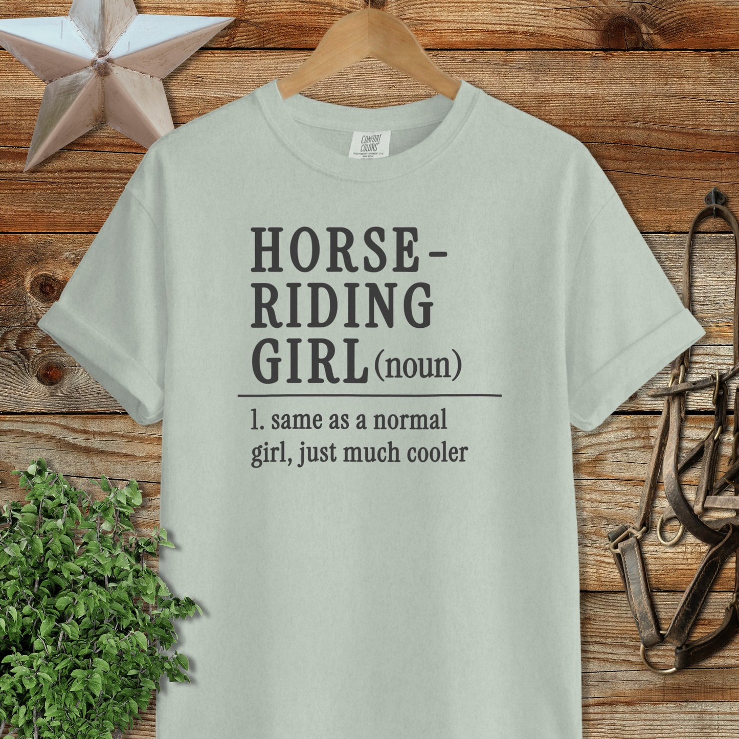 Horse Riding Girl Signature Tee