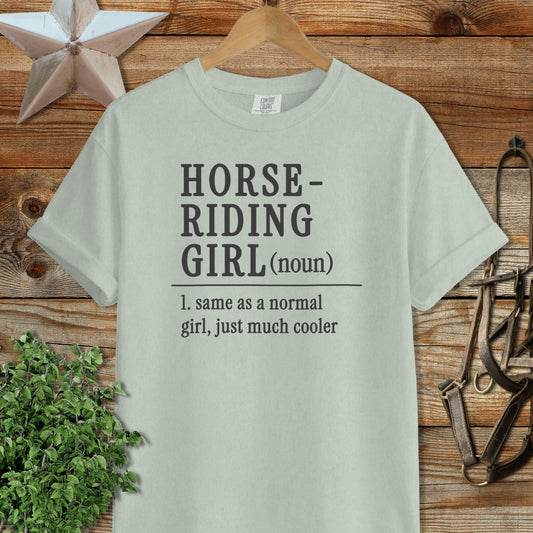 Horse Riding Girl Signature Tee
