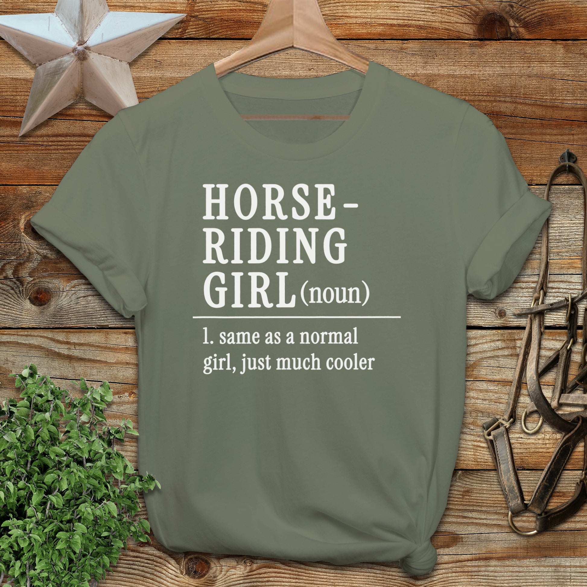 Horse Riding Girl Softstyle Tee