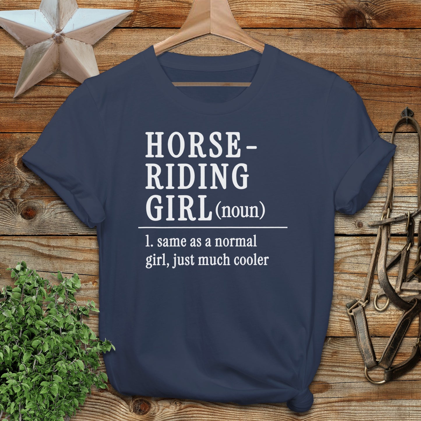 Horse Riding Girl Softstyle Tee