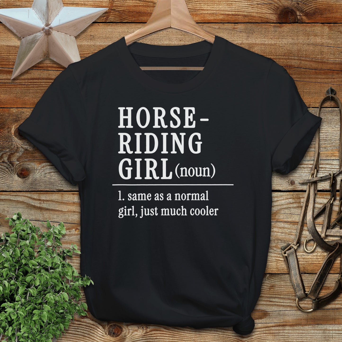 Horse Riding Girl Softstyle Tee