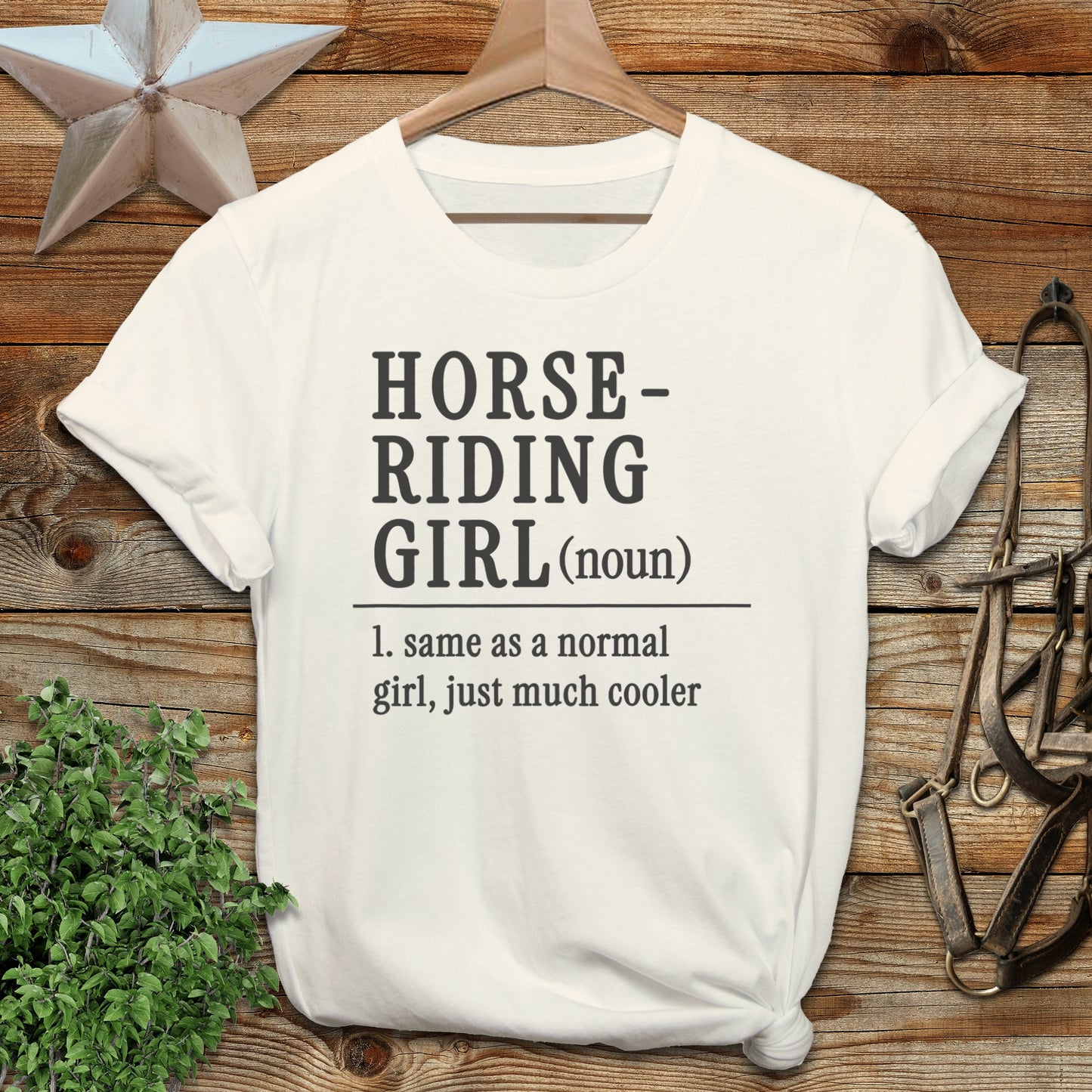 Horse Riding Girl Softstyle Tee