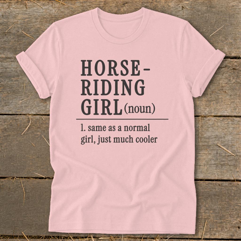 Horse Riding Girl Softstyle Tee