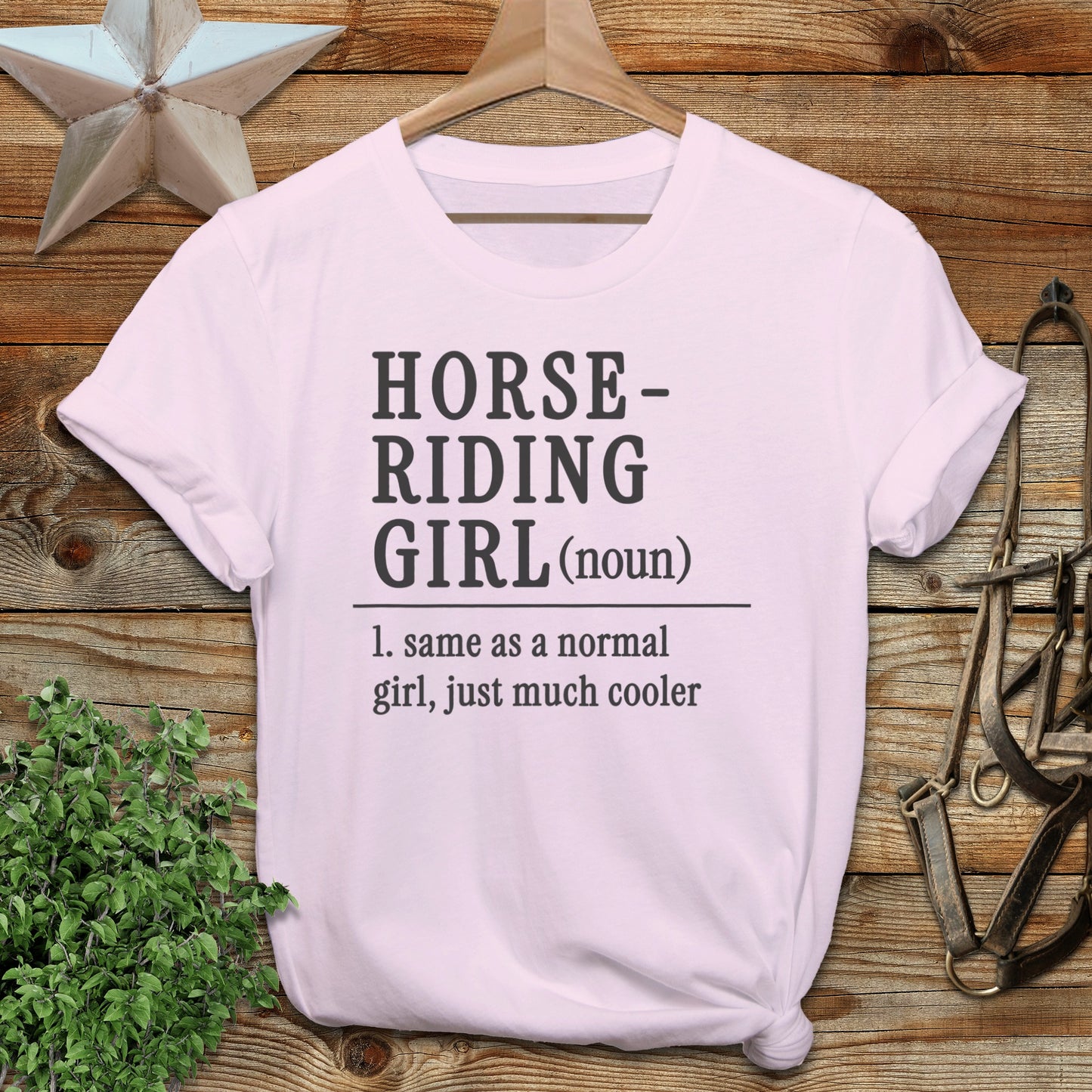 Horse Riding Girl Softstyle Tee