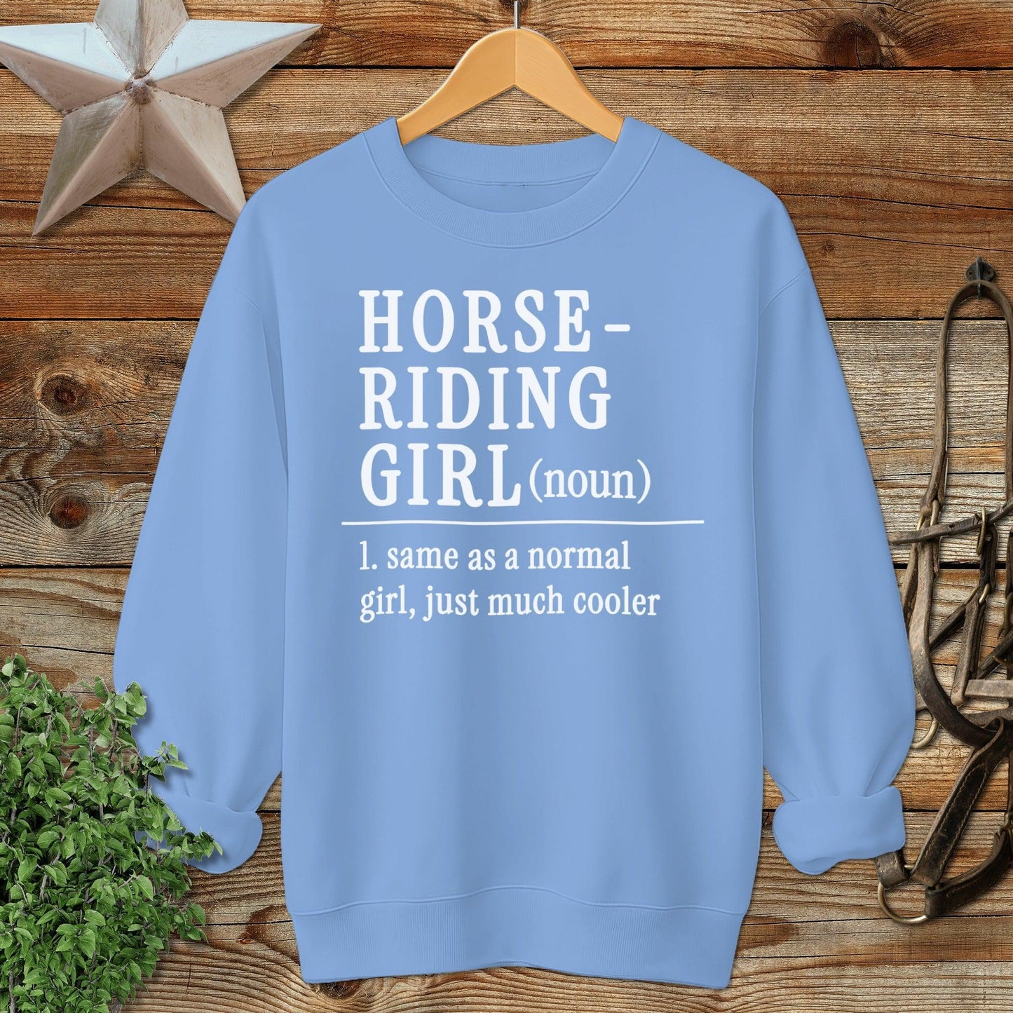Horse Riding Girl Sweatshirt