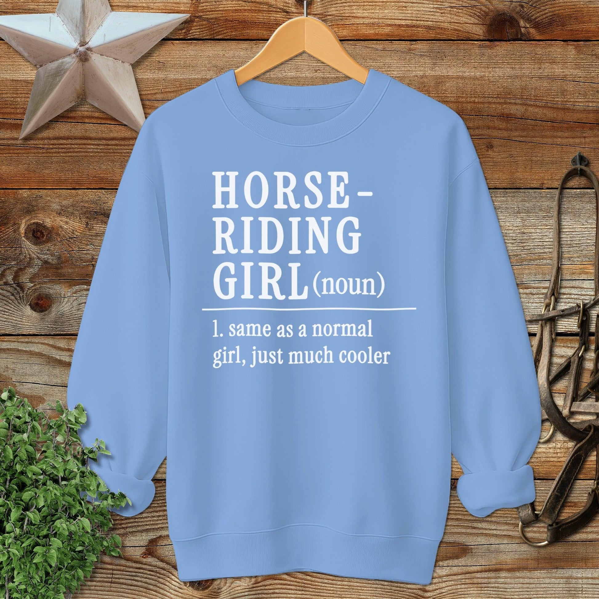 Horse Riding Girl Sweatshirt