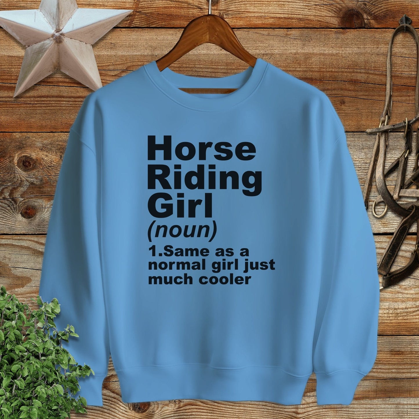 Horse Riding Girl Sweatshirt