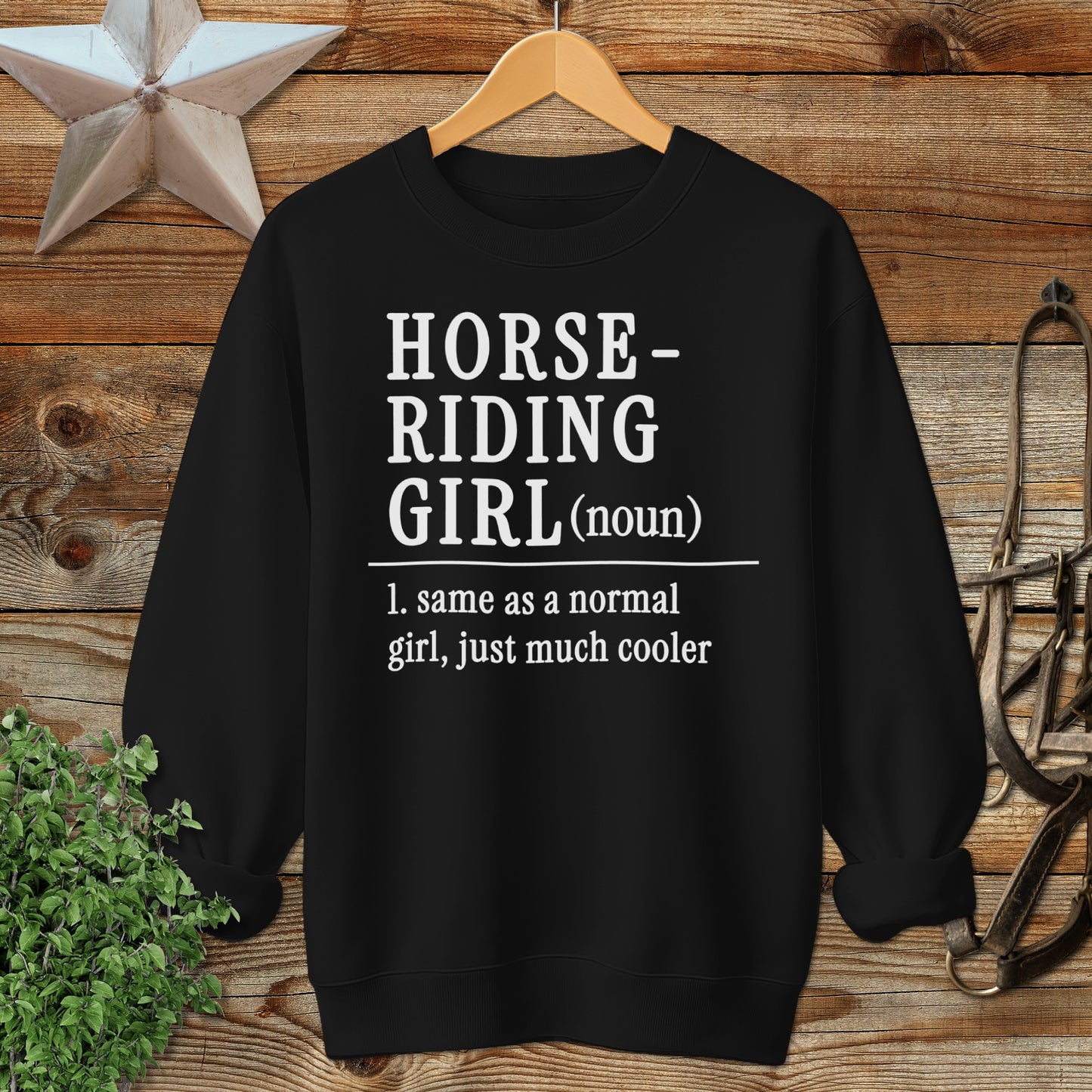 Horse Riding Girl Sweatshirt