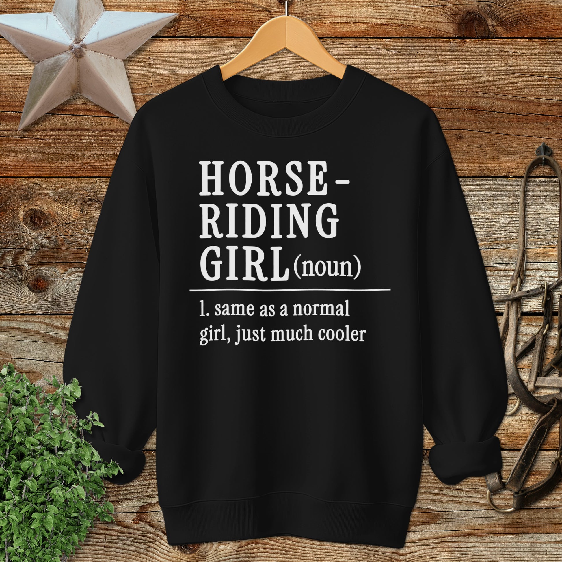 Horse Riding Girl Sweatshirt