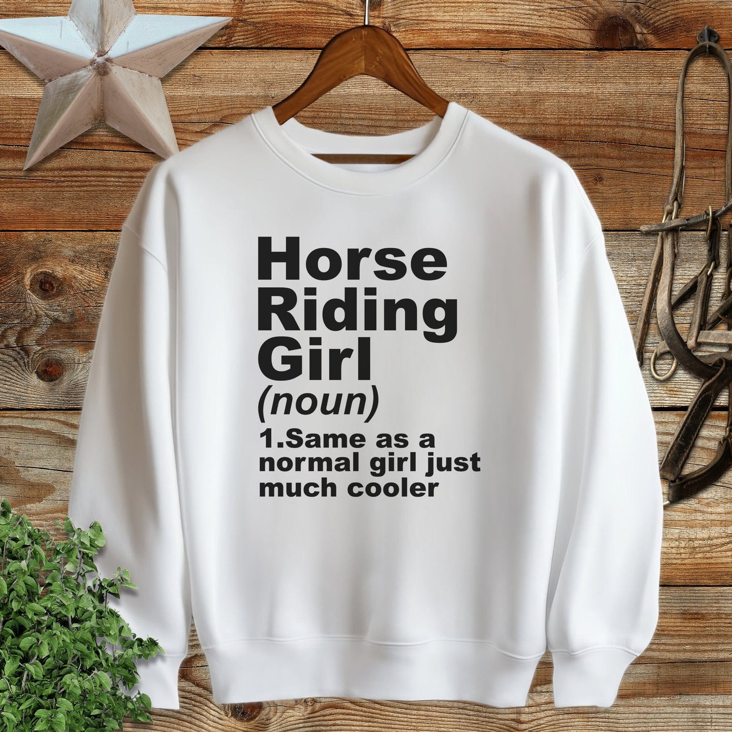 Horse Riding Girl Sweatshirt
