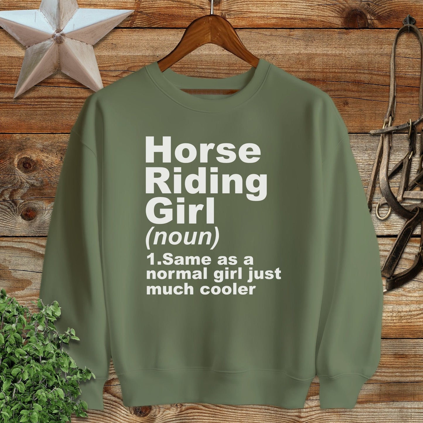 Horse Riding Girl Sweatshirt