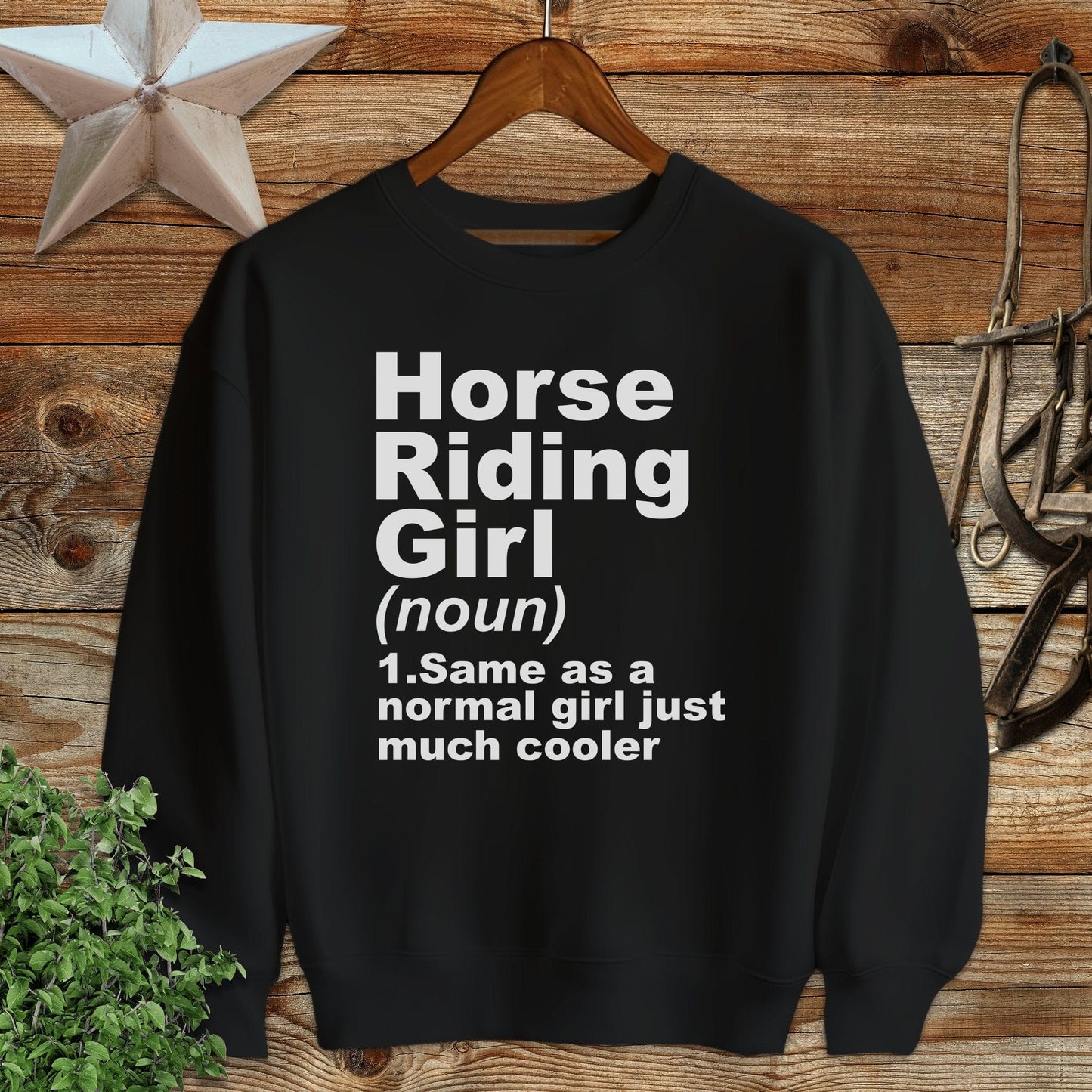 Horse Riding Girl Sweatshirt