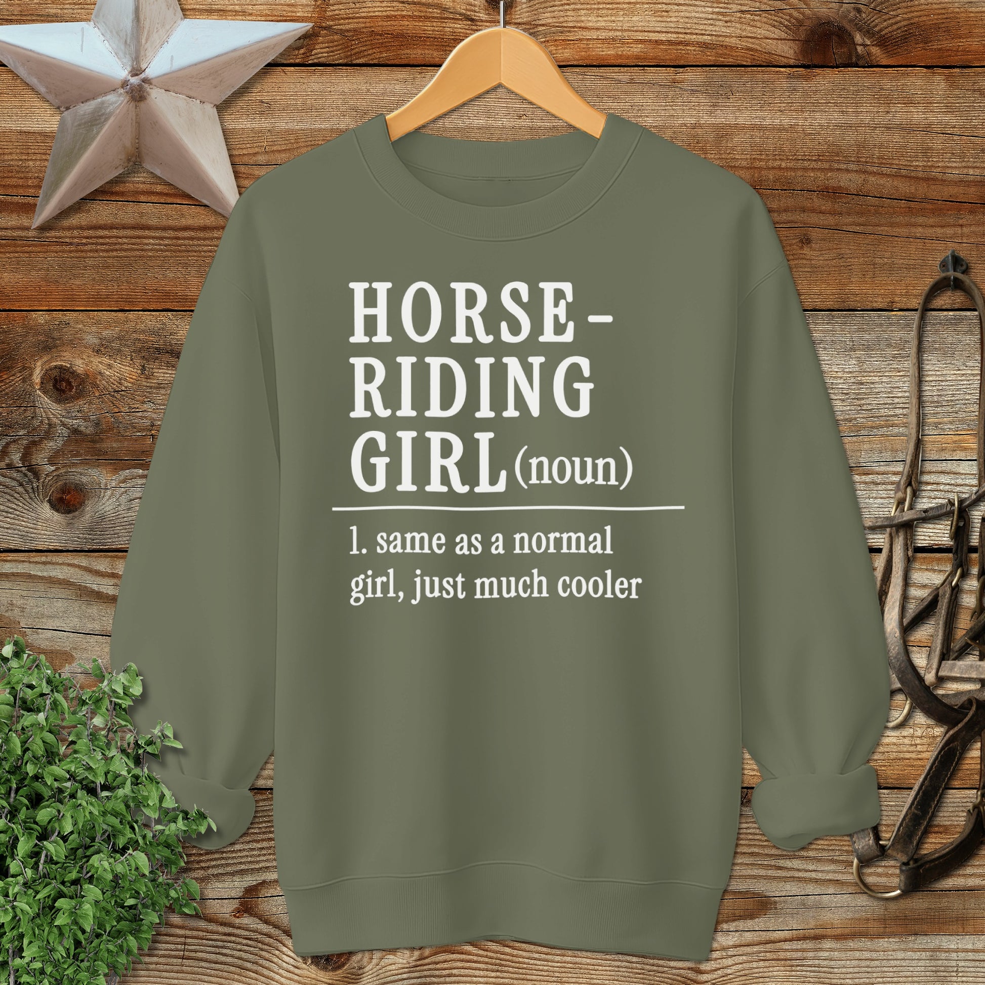 Horse Riding Girl Sweatshirt