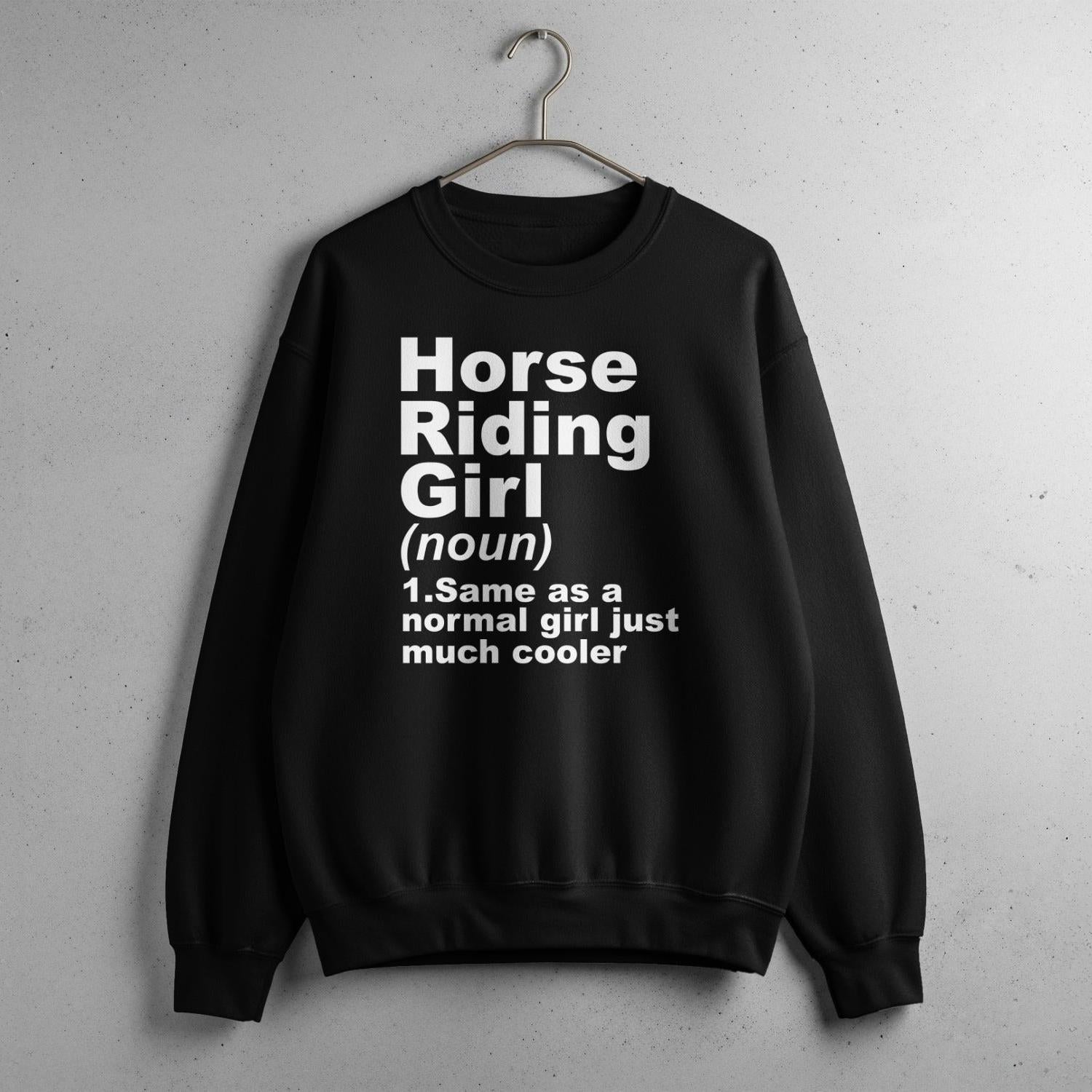 Horse Riding Girl Sweatshirt