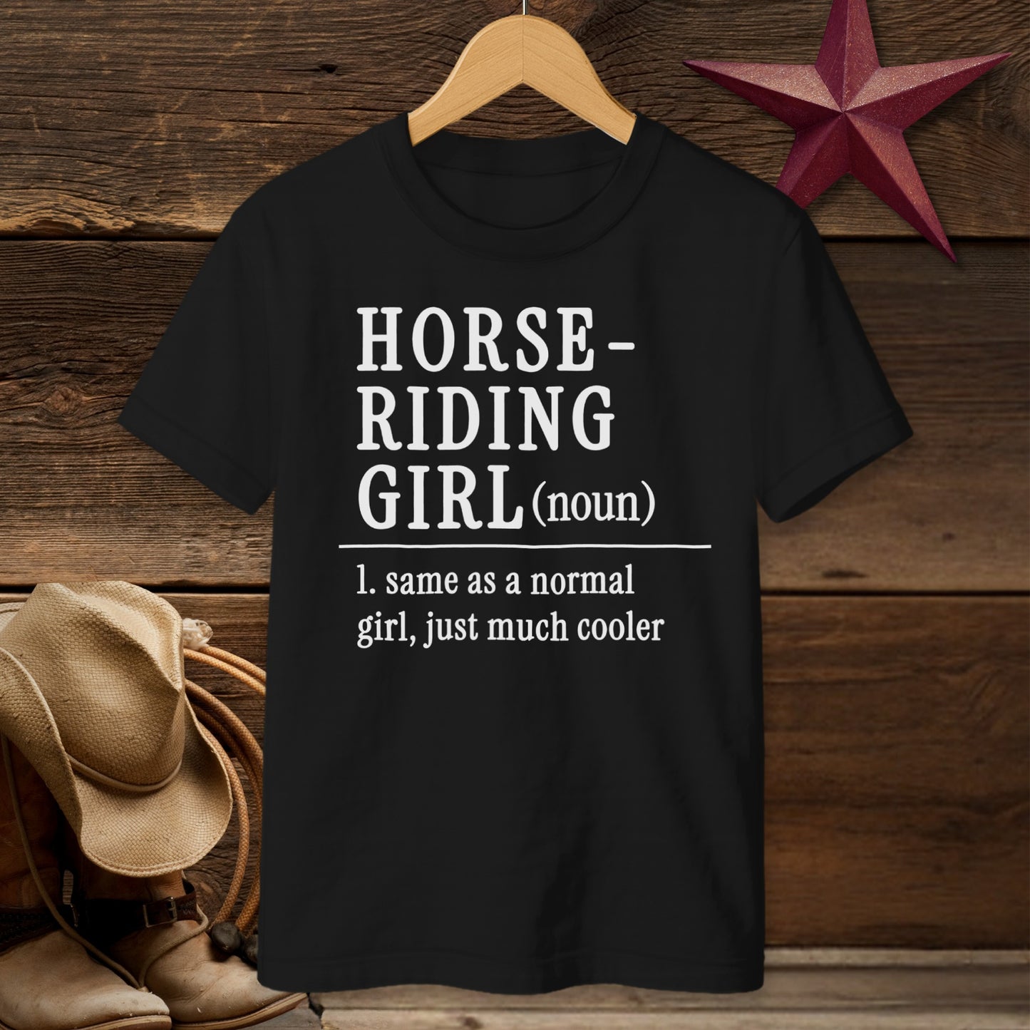 Horse Riding Girl T-Shirt (Youth)