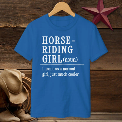 Horse Riding Girl T-Shirt (Youth)
